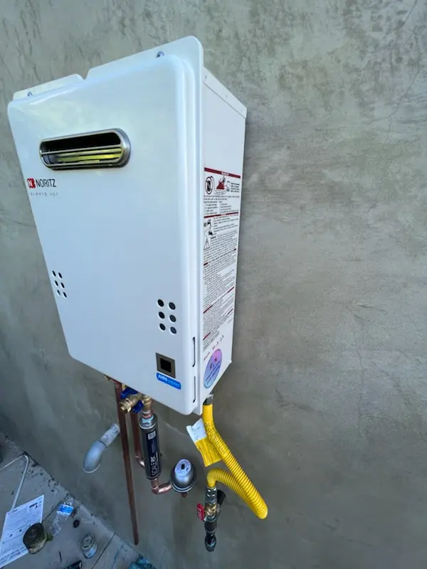 Tankless water heater installation for Clark homes